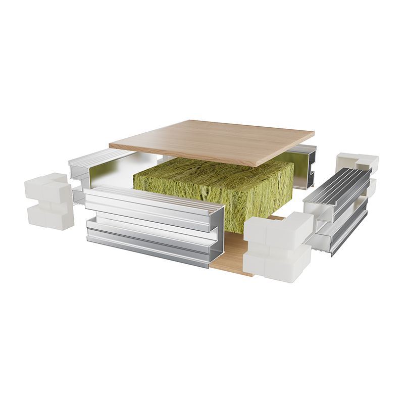 Inorganic pre-paint rabbet laminboard