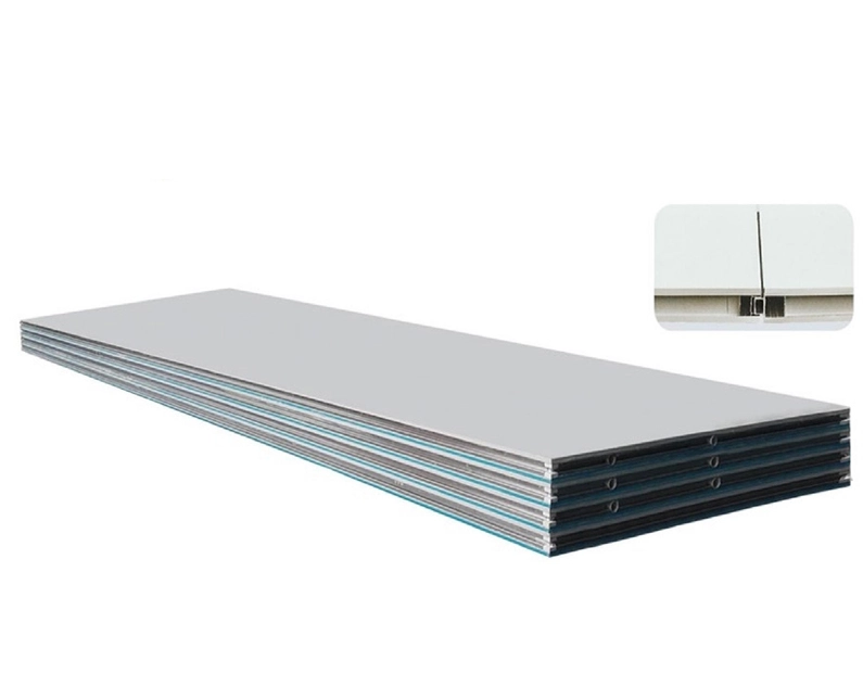 Embed line pipes rabbet laminboard